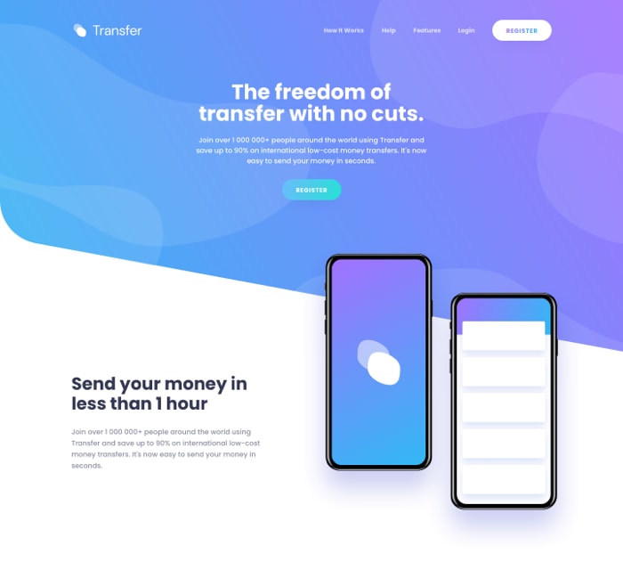 Web project "Transfer"